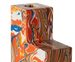 Swirl Stepped Bookends - Set of 2