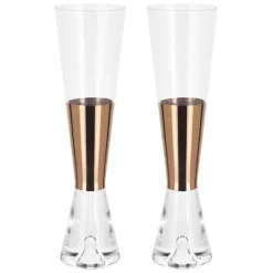 Tank Champagne Glasses - Set of 2