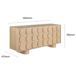 Tansu 4 Doors Sideboard