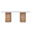 Tathra Marble Oval Dining Table