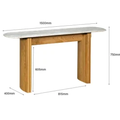 Tathra Travertine Console