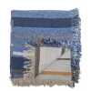 Toscana Recycled Cotton Throw - Blue