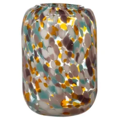 Vidia Glass Vase - Orange