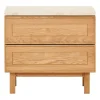 Yorke Travertine Large Nightstand
